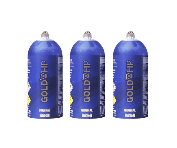 x3 GoldWhip Mini 200g N2O Canister - Image 2