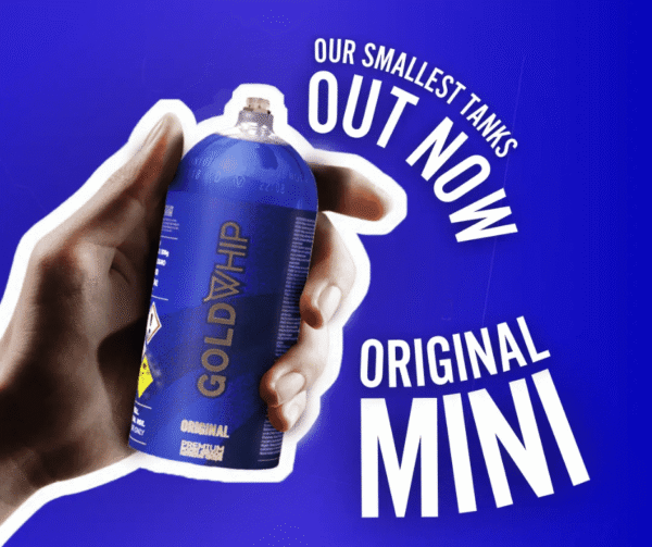 x3 GoldWhip Mini 200g N2O Canister - Image 5