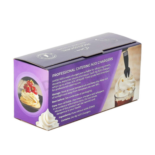 24 AMOR Professional Cream Chargers - Image 2