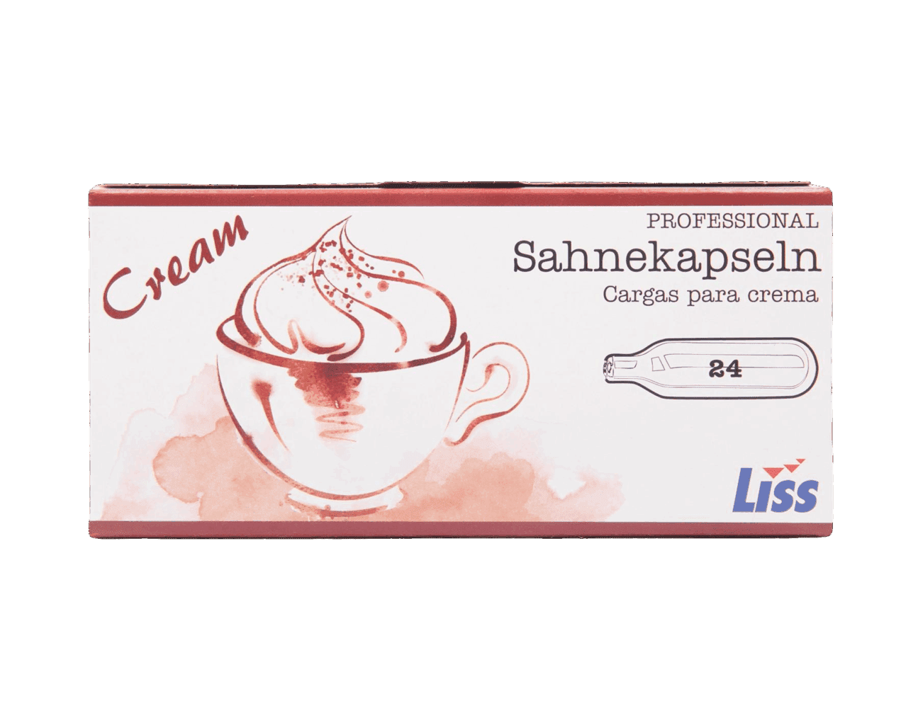 24 Liss Cream Chargers